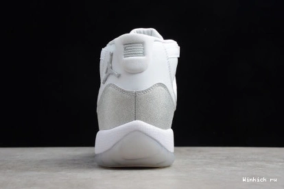 WHITE 11 METALLIC SILVER - JORDAN RETRO 0915